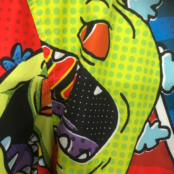 RARE LIMITED EDITION MEMBERS ONLY X NICKELODEON ANORAK HALF ZIP WINDBREAKER - Picture 9 of 12